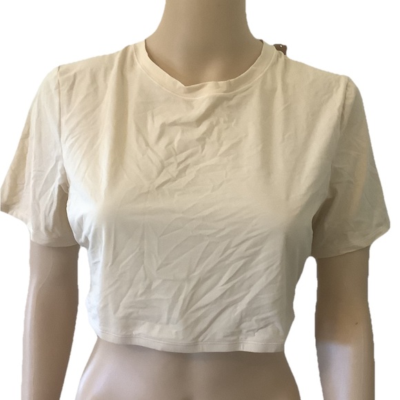 SKIMS Cropped T-Shirt 2X Fit Everyone, Ultra sand, AP-TSH-0656 - Picture 2 of 11